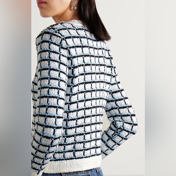 Veronica Beard Lavinge M Knit Sweater Jacket $648 - Picture 6 of 15